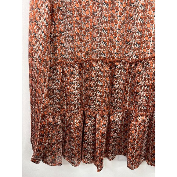 Molly Bracken XS Floral Boho Peasant Blouse Fall Cottagecore Top - Picture 10 of 14